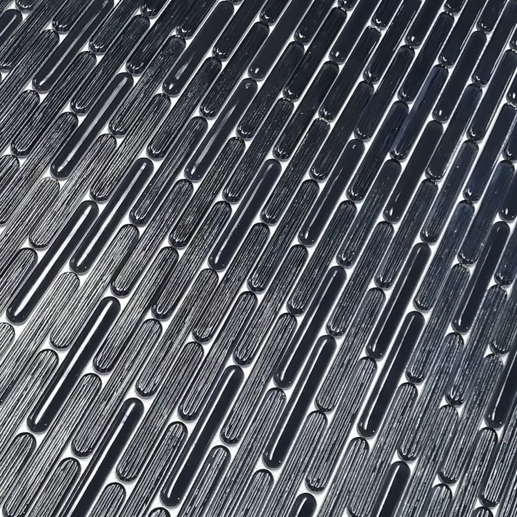 Eclipse glass mosaic in Navy Blue
